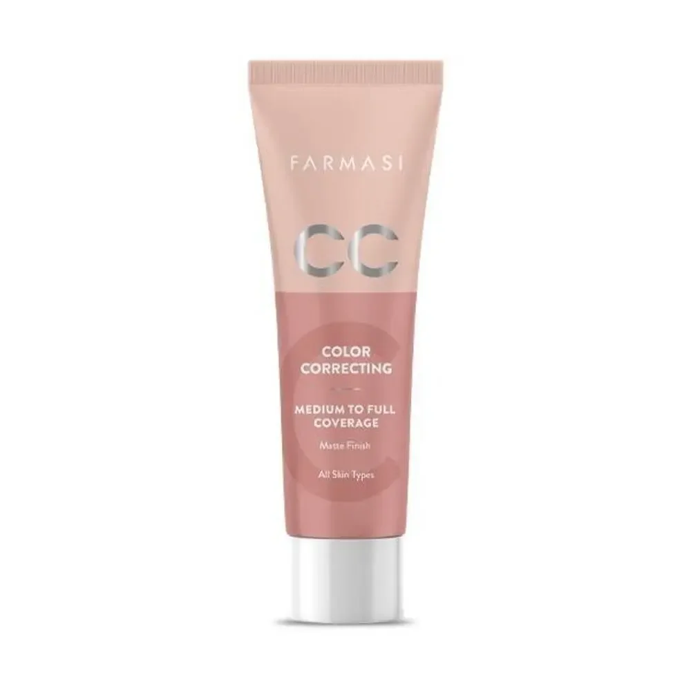 Farmasi CC Color Correcting Cream Full Coverage All Skin Tipes  1 Fl. Oz